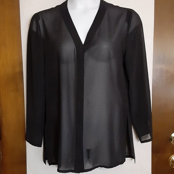 Louis Feraud Tops - LOUIS FERAUD/CHIFFON BLOUSE/SIZE 10